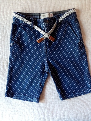 Zara shorts for 3-4 years like new, elastic blue with polka dots