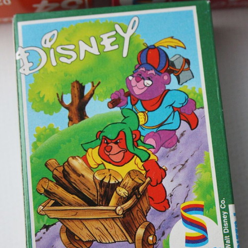 3 Mini Puzzles 90's Gummi Bear Schmidt Disney West Germany New