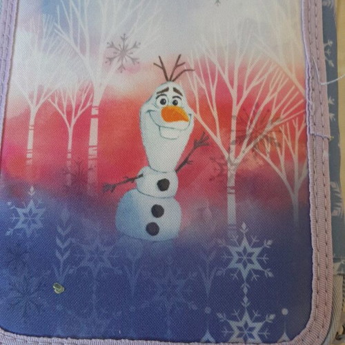 Frozen school pencil case double new filled