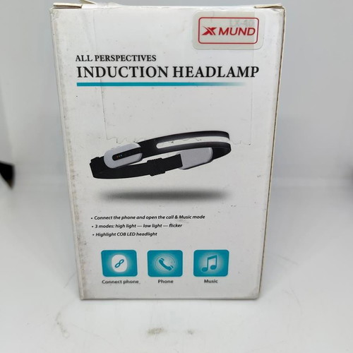 Induction Headlamp LX-400 with Bluetooth Handsfree and MP3 new