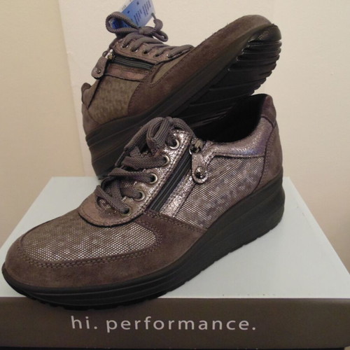 Imac women's shoes 100% leather new, gray, size 41