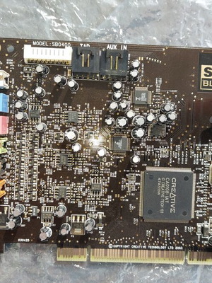Sound Blaster Audigy 2 sound card used with CD