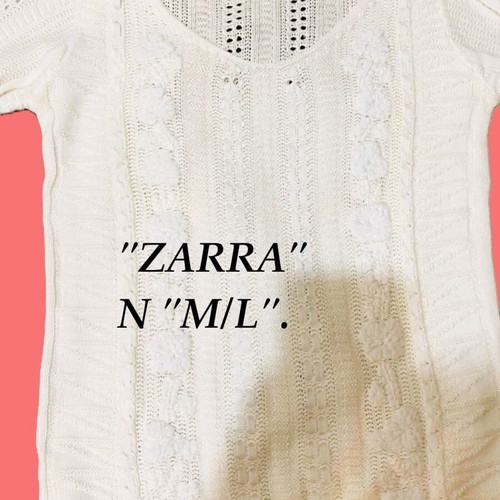Zara sweaters like new, pack of 2, sizes M and L, black and white