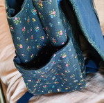 Children's backpack like new, blue