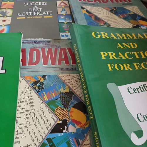 English language books, pack