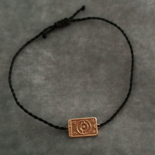 Tarot Bracelet The World gold-plated 925 silver, like new