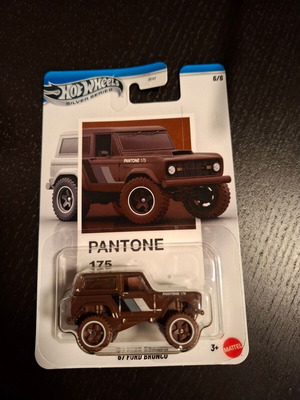 '67 Ford Bronco Pantone 175 Hot Wheels Silver Series new