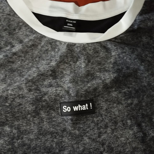 Men's t-shirt 5XL, cotton blend, white and grey