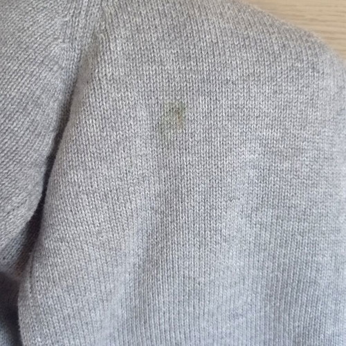 Gant gray cotton sweater men's large used