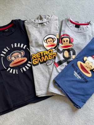 Paul Frank kids' t-shirts like new, pack of 4, age 4