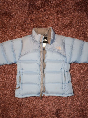 The North Face Women Vintage Nuptse 700 Goose Down Jacket used, size S, blue