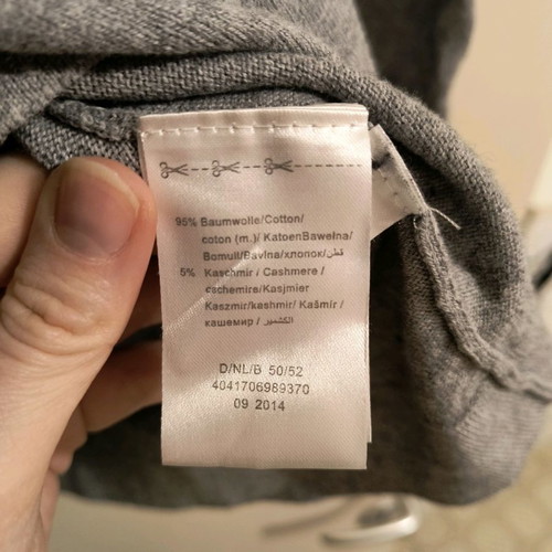 Ulla Popken dress used 5% cashmere 95% cotton gray