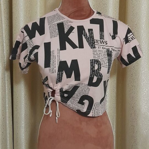 Nek Kids Wear asymmetrical short-sleeve blouse like new, for girl 14 years