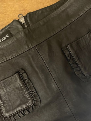 KOKAI Επώνυμη Δερμάτινη Μίνι Φούστα μεταχειρισμένη Νο S/M