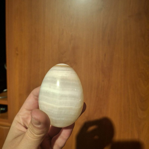 Decorative marble egg like new