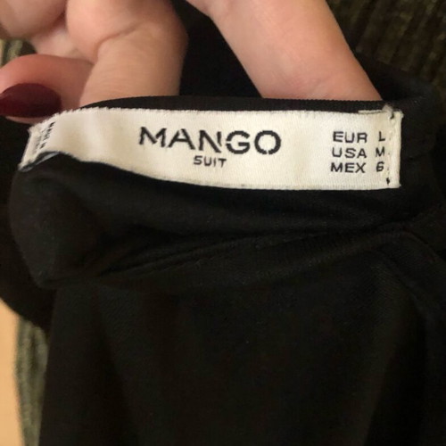Mango large double dress with gold thread like new