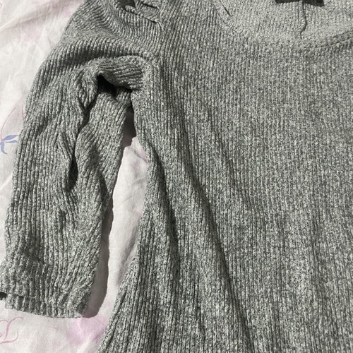 Bershka autumn dress like new, gray, sizes M and L