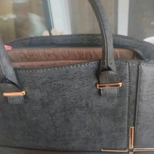 Accessories shoulder bag like new, dark gray anthracite