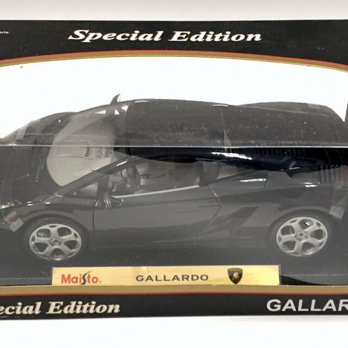 Diecast Car Maisto Lamborghini Gallardo Black 1:18 scale new