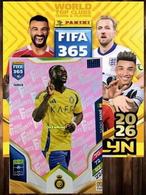 Κάρτα Mane Pink Fans Favourite No68 FIFA 365 2026 Adrenalyn XL καινούργιο