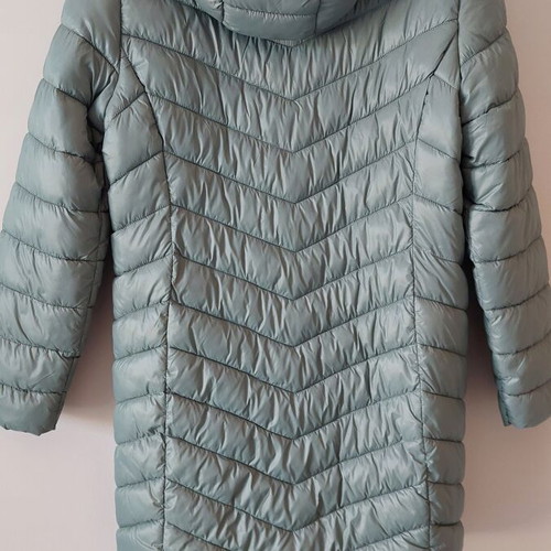 Primark jacket matte green with hood, new, size Small-Medium