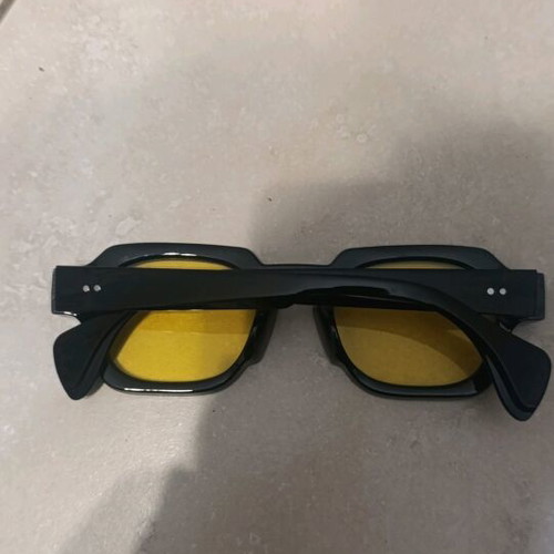 Sunglasses like new, black with yellow lenses