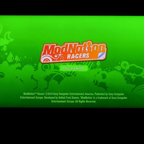 ModNation Racers PS3 game like new, racing kart creative