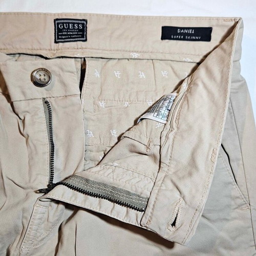 Guess men's beige pants, size L