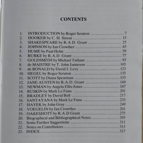 Conservative Thinkers used book in Greek