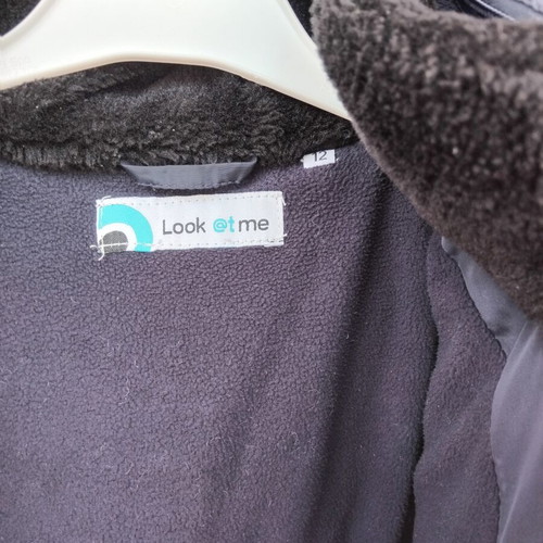 Jacket for 12 years old look at me like new, black and blue