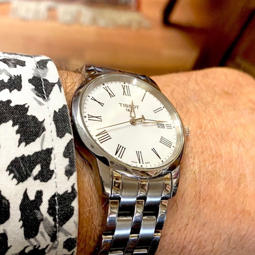 TISSOT classic watch used quartz with sapphire crystal