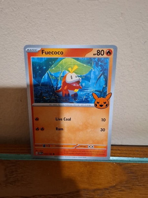 Pokemon Card Fuecoco in perfect condition