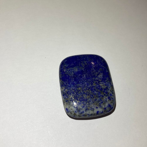 Lapis Lazuli rectangular cushion natural polished stone