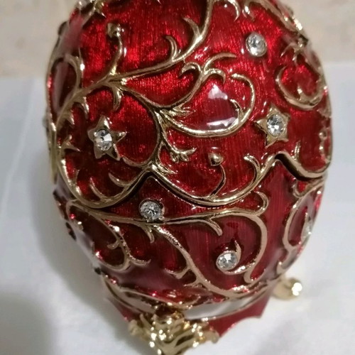Egg with stones new, elegant design with base and magnets
