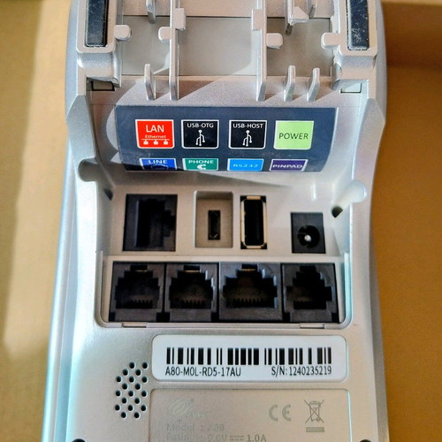 Android POS Terminal A80 Cardlink ethernet with NFC and iris like new