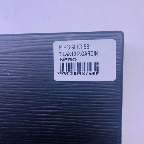 Pierre Cardin men's wallet new, black with embossed texture