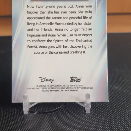Topps Chrome Disney 2026 Anna Base card