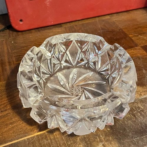 Crystal ashtray from Czech Republic like new