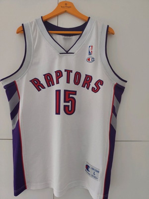 Toronto Raptors NBA jersey Vince Carter used, size Large
