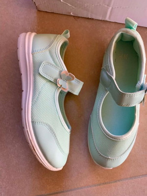 H&M Μπαλαρίνες Sneakers Πράσινο της μέντας Μέγεθος 31 Σαν καινούργιο