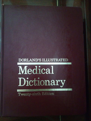 Dorland's Illustrated Medical Dictionary used, leather-bound 1985