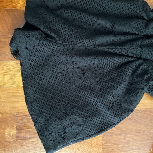 Lipsy London short lace one-piece black like new, small