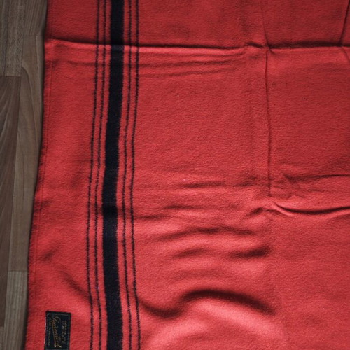 Vintage wool blanket used, made in England, 180x140 cm