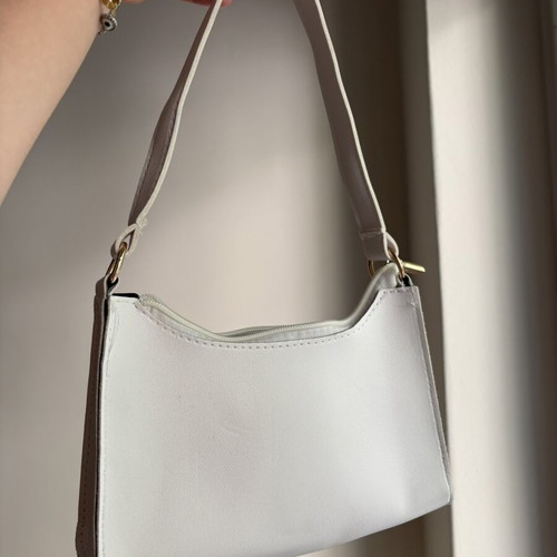 Shein white shoulder bag used with small stain