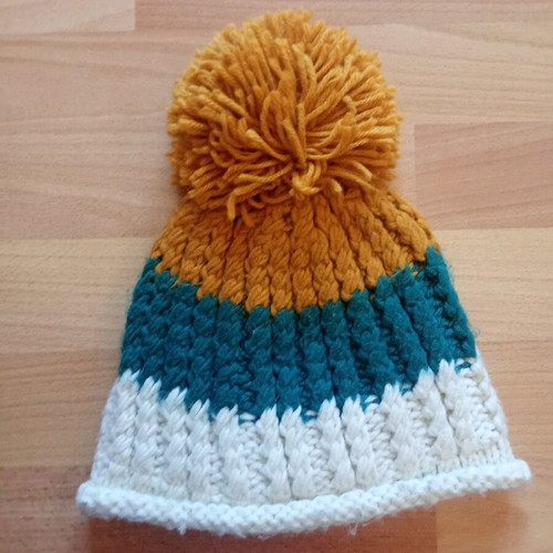 Zara children's hat used, multicolored