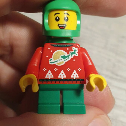 Lego Christmas Elf Minifigure hol383 new