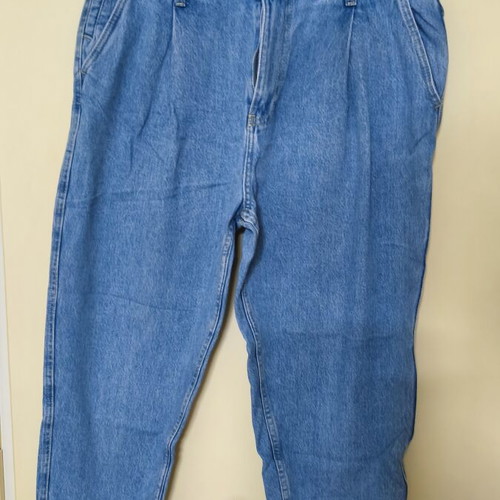 Ballon jeans pants Bershka like new, blue, size L