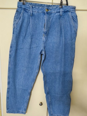 Ballon jeans pants Bershka like new, blue, size L