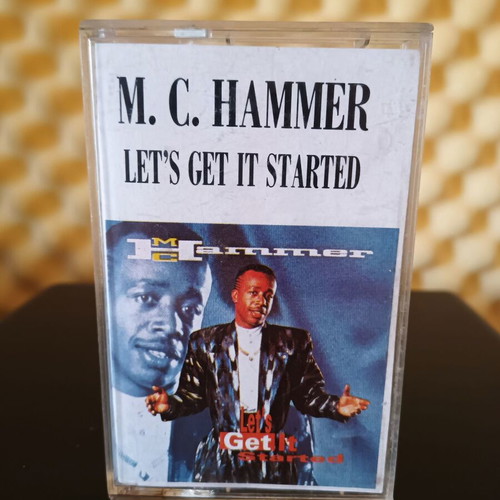 M.C. Hammer Let's Get It Started audio album used, cassette