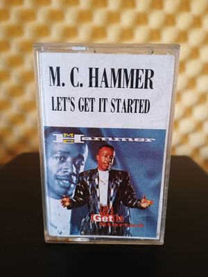 M.C. Hammer Let's Get It Started audio album used, cassette